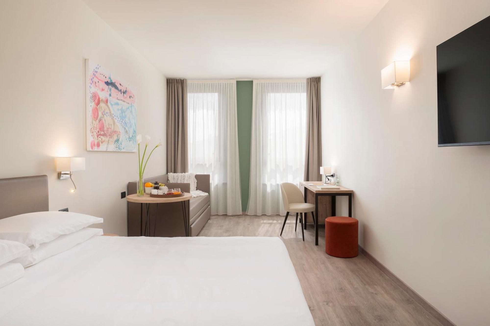 Hotel Plaza San Martino Siccomario Bagian luar foto